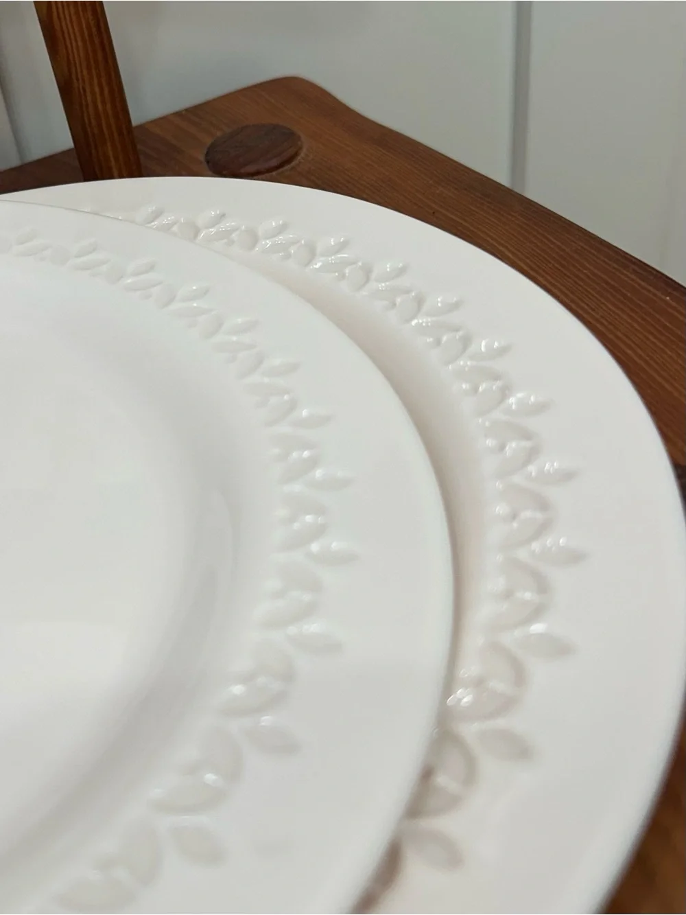 Set of 2 IKEA PARADISISK Tempered Glass Dinner Plate Pink France Inma Bermudez